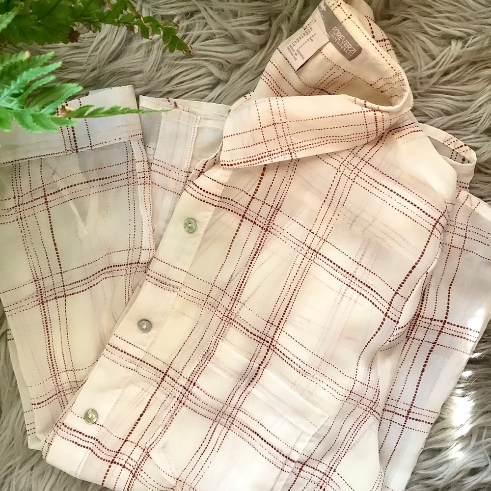 Contemporary Abstract Plaid Shirt